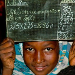 Maths on a board
