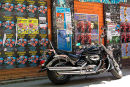 Motorcycle and Posters