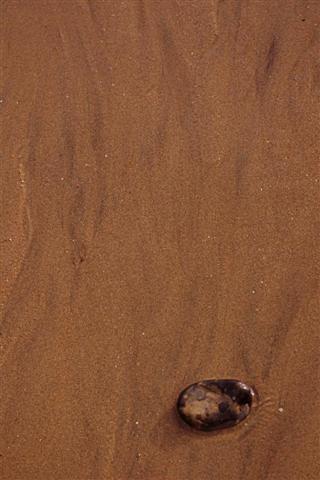 Pebble on Sand