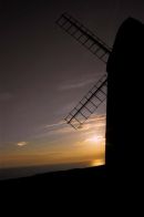Rottingdean Mill at sunset