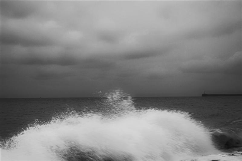 Breaking waves in Seaford Bay