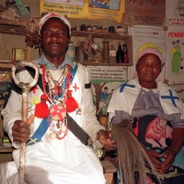 Village doctor in Malawi