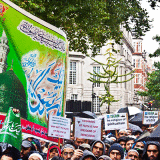 British Muslim protest