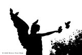 Angel and bird
