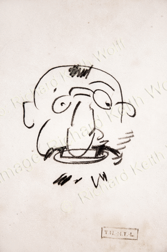 Lautrec self-portrait