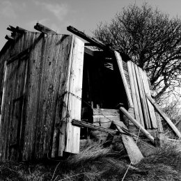 Falling Down Shed, Farmers Field Guiseley