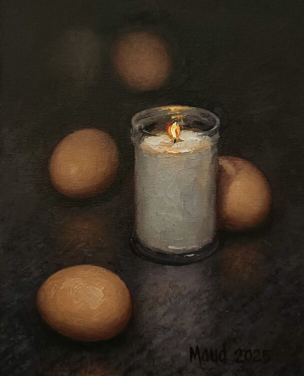 Candle and Eggs