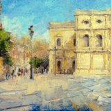 The Town Hall from Avenida de la Constitución, Sevilla