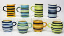 Striped jugs
