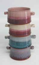 Two handled bowls or dishes