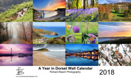2018 Wall Calendar Available Here