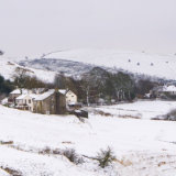 Snow over Wardle farms