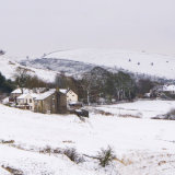 Snow over Wardle farms