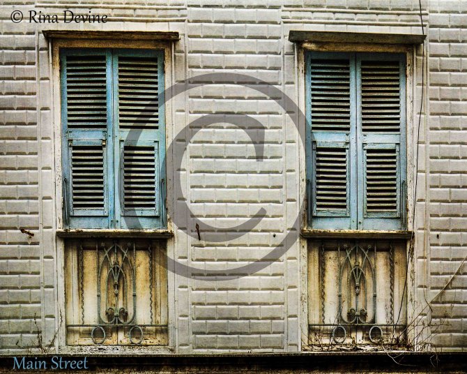 Main Street shutters, Gibraltar