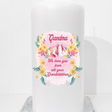 Personalised candles