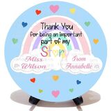 Personalised 10cmx10cm plaque on stand