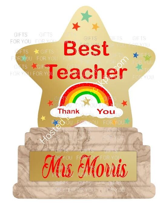 Personalised 13x9cm plaque