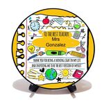 Personalised 10cmx10cm plaque on stand