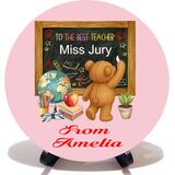 Personalised 10cmx10cm plaque on stand