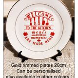 Ornamental kitchen plate