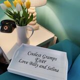 Personalised armchair tray, these can be customised to your requirements, contact me for details