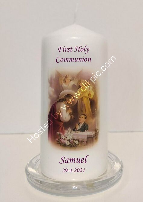 Personalised Communion Candle