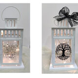 Personalised Lanterns, with lights