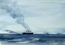 Tragic Journey (watercolour) by David Mayoh