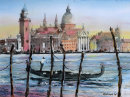Venice (watercolour) by Frank Rustage