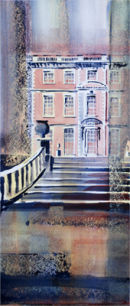 Newby Hall (watercolour) by Derek Hopper