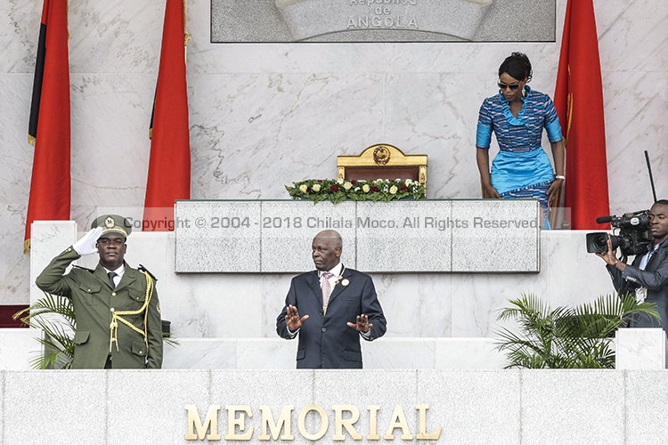 José Eduardo dos Santos 2012 Presidential Inauguration