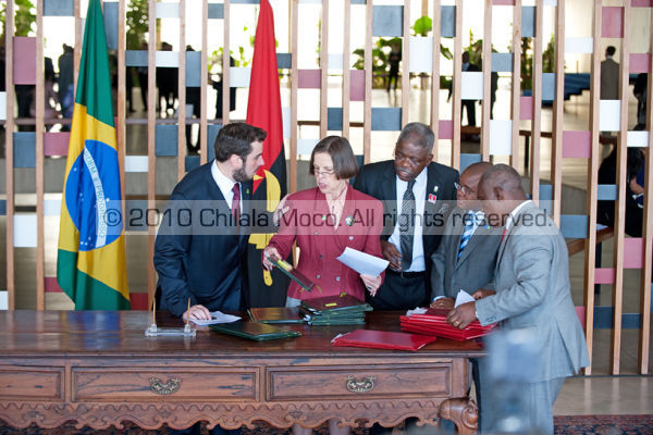 Brazilian and angolan protocol Personnel.