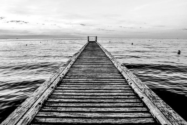 Grandcamp Maisy Pier, Horizon
