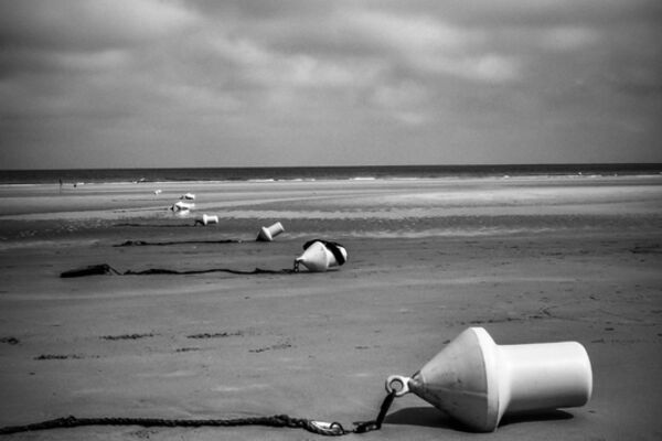 Omaha Beach, after the storm