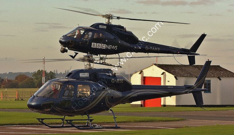 2-X EUROCOPTER AS355 EUCUREIL 2's G-TAKE (5088) Both Owned By Arena Aviation Surrey UK & G-JESE (5169) Halfpenny Green Afd West Midlands UK  2012 Order No ECU38