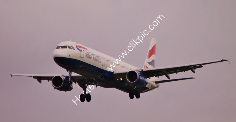 AIRBUS A321-231 British Airways G-EUXI (2536) On Short Finals For Runway '09L' London Heathrow Airport London UK 2012 Order Number A321-47