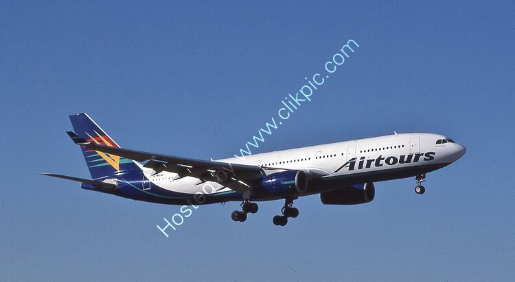 AIRBUS A330-243 Airtours G-MLJL (254) London Gatwick Apt West Sussex UK 1999 Order Number RB158