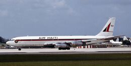 BOEING 707-331C Air Haiti N15711 (19567) Miami Florida USA 1980 Blt-1968 Ow's-TWA PIA Aerotours Dominicana Scrapped 1992 Order Number-RB37