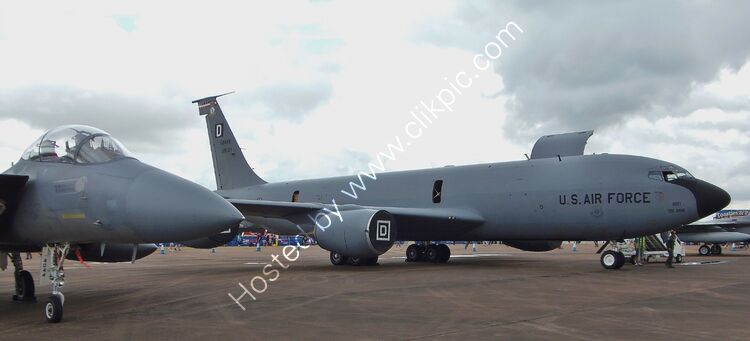 BOEING KC-135R  USAF INFLIGHT  REFUELING  TANKER 63-8021 (18638) RAF FAIRFORD,GLOUCESTERSHIRE UK 2015 ORDER NUMBER- B707-65