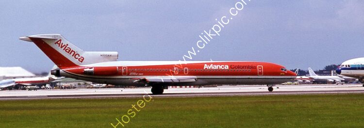 BOEING 727-2Q9 ADV Avianca Aerovias Nacionales de Colombia SA N200AV (21390) Miami International Apt Florida USA 1990 Order Number RB15