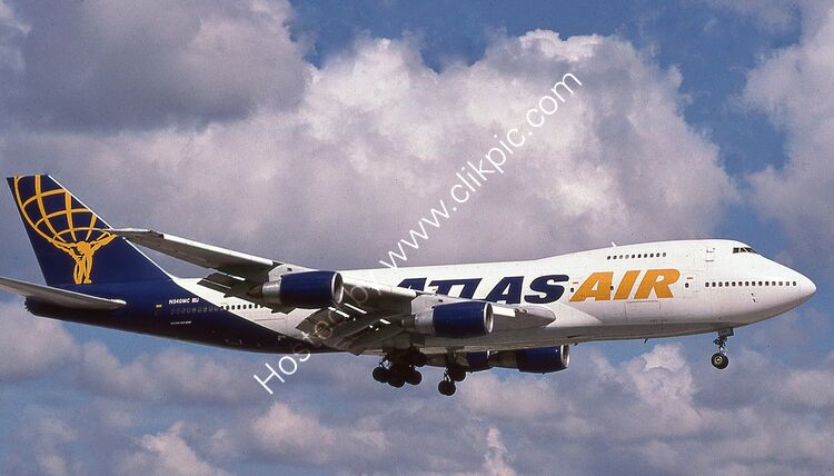 BOEING 747-243B N540MC (22508) Atlas Air Miami International Apt Florida USA 2012 Order Number RB166