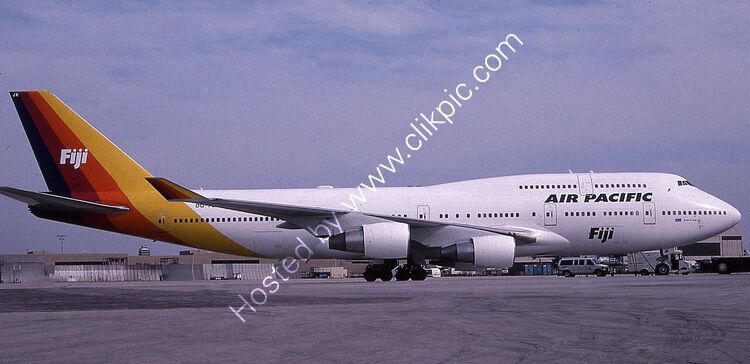 BOEING 747-412 Air Pacific-Fiji DQ-FJK (24064) Boeing Plant Seattle Washington State USA 2002 Order Number RB162