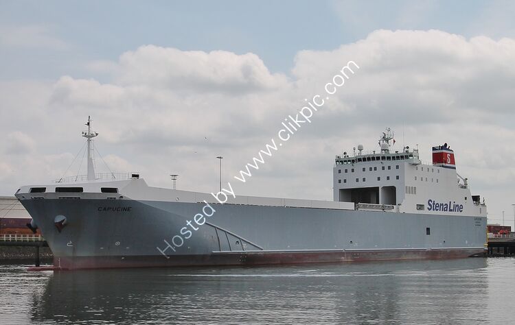 CAPUCINE Ro-Ro Vehicle Ferry (9539066)Ow-Stena Line Blt-2011 Gt-16342 Port Of Hook Of Holland Netherlands 2016 Order No-VF-ST34