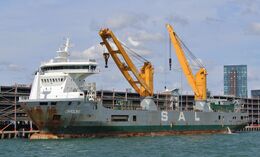 CAROLINE Heavy Lift & Outsize Load Ship Ow-SAL Heavy Lift GMBH  Bremen Germany (9501863) Port Of Southampton Hampshire UK 2025 Order No HOS25