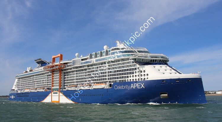 CELEBRITY APEX Celebrity Cruise Line (9838383) Southampton Water Hampshire UK 2025 Order No CBY-49