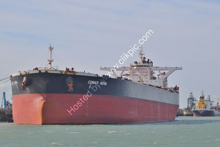 COBALT NOVA VLCC Tanker (9534028) Ow-Ocean-Tankers Singapore 318757 Dwt Lgt-333Mts (1098ft) Beam 60.5Mts(199ft) Blt-Waigaoqiao SB China 2011 Fawley Oil Refinery Hampshire UK 2025 Order N PVT663