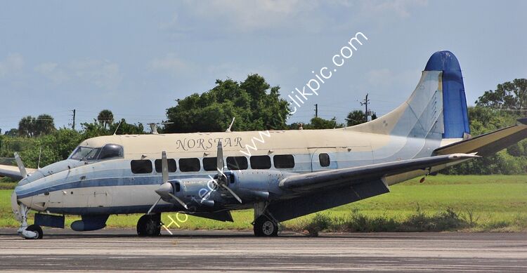 DE HAVILLAND-(SAUNDERS) ST2 HERON Ex-Norstar Airlines Identity Unknown Stored St Lucie County Apt Florida USA 2015 Order Number DHH3