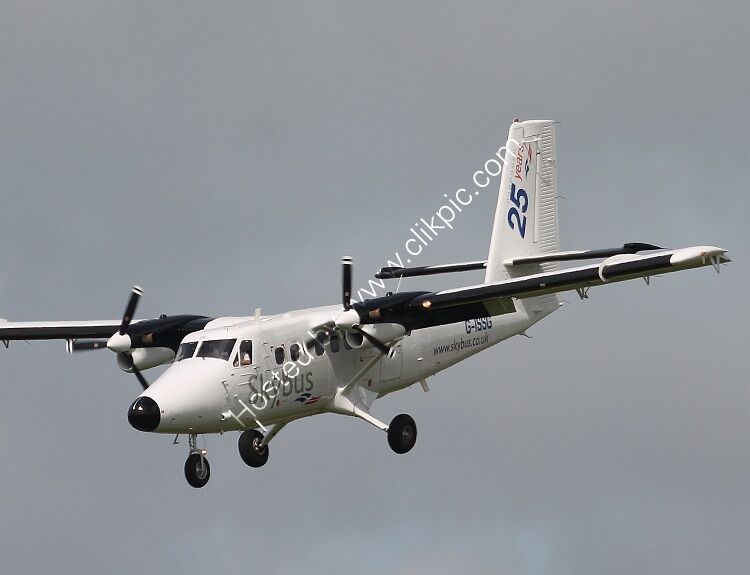 DE HAVILLAND CANADA TWIN OTTER 310 Isles Of Scilly Skybus G-ISSG (572) Lands End Apt St Just Cornwall UK 2013 Order Number DHC6-1