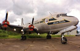 DOUGLAS DC4-C54 SKYMASTER Owner Unknown 56498-N44914 (10630) (N-Lady Hope) Stored At North Weald Aerodrome Essex UK USAF-(MATS) Colour Scheme 2013 Order No DC4-11