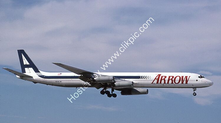 DOUGLAS DC8-63F Arrow Air N354JW (46042) Miami International Apt Florida USA 2003 Order Number RB154